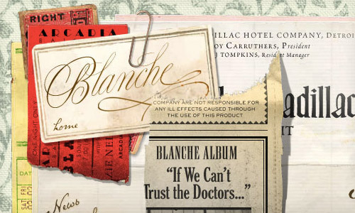 Blanche website graphic